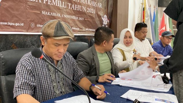 KPU Makassar Tetapkan 649 DCT