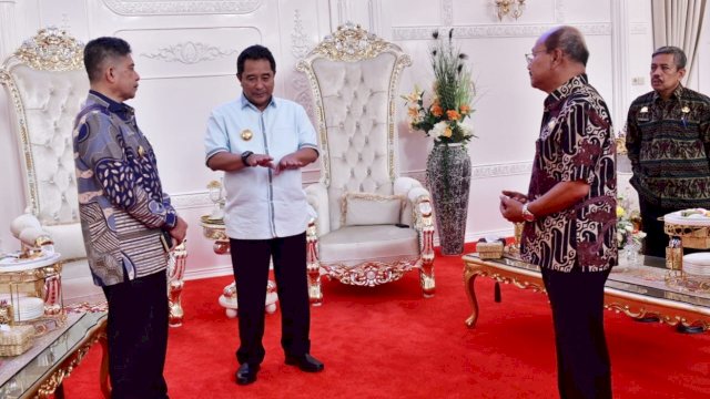Temui Pj Gubernur Bahtiar, Bupati Jeneponto Laporkan Telah Tandatangani NPHD Pilkada 2024