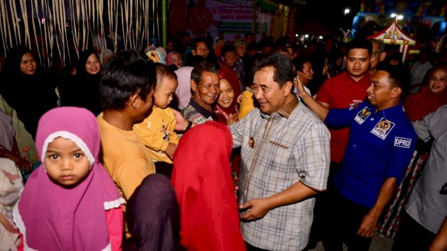 Pj Gubernur Sulsel Disambut Mappadendang dan Mattojang