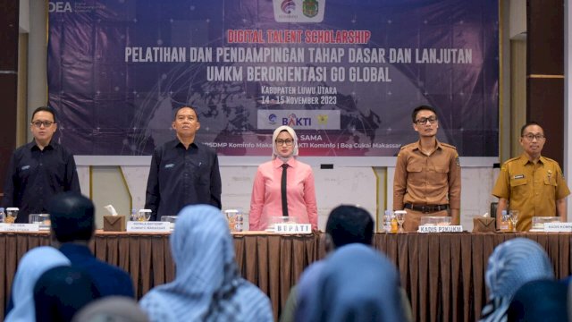 Ratusan Pelaku UMKM di Luwu Utara Ikuti Digital Talent Scholarship