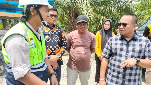 Muh Fauzi Pantau Pembangunan Rusunawa Pesantren di Lutra