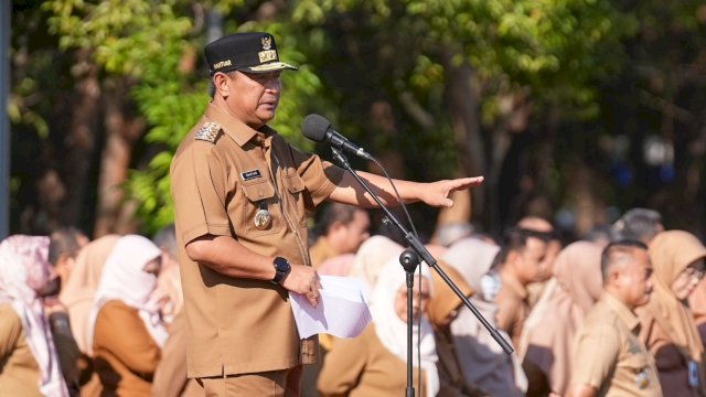 Dihadapan Pejabat Pemprov Sulsel , Pj Gubernur: Sekwan kita ini hebat sekali
