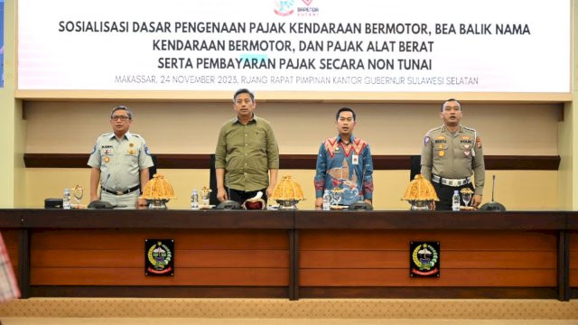 Plh Sekda Sulsel Buka Sosialisasi Permendagri dan Pergub Terkait Dasar Pengenaan PKB