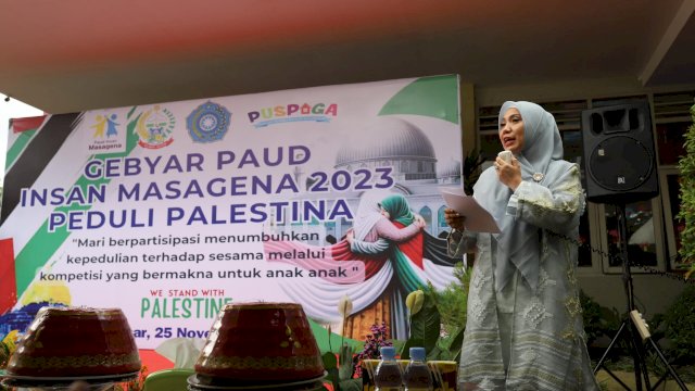Hadiri Gebyar PAUD 2023, Sofha Marwah Bahtiar Minta Nilai Kemanusiaan Ditanamkan Sejak Dini