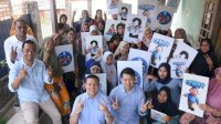 Gerindra Sulsel Kampanyekan Prabowo-Gibran di Pemukiman Padat Penduduk