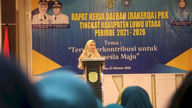 Rakerda TP-PKK, Indah Minta Kerja Maksimal