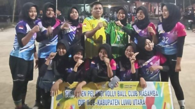 Populerkan Olahraga Bola Voli, Pelangi VBC Masamba Gelar Semi Open Turnamen Bola Voli