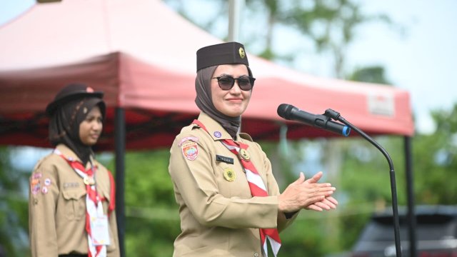 Buka Kemah Bakti, Indah: Utamakan Pendidikan Karakter