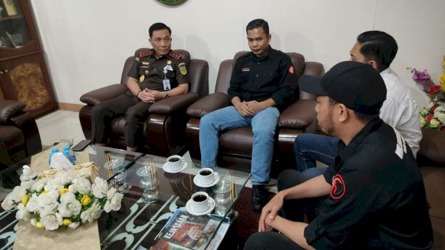 Terima Audiens Dengan SMSI, Kejati Sulsel Dorong Pencegahan Korupsi Bersama Media