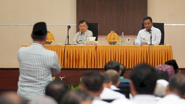 Di Hadapan JK, Pj Gubernur Bahtiar Ungkap Rencana Pembangunan SMK Hortikultura Pertama di Sulsel