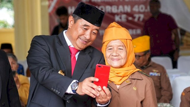 Hari Korban 40 Ribu Jiwa kembali diperingati di Monumen Korban 40 Ribu Jiwa, Kota Makassar, Senin, 11 Desember 2023. Apel peringatan Hari Korban 40 Ribu Jiwa ini dipimpin langsung Penjabat (Pj) Gubernur Sulsel, Bahtiar Baharuddin.