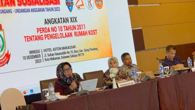 Anggota DPRD Kota Makassar, Apiaty Amin Syam menekankan pentingnya ada izin dalam membangun rumah kost.