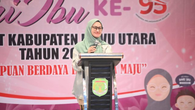 Bupati Luwu Utara, Indah Putri Indriani mengajak seluruh elemen masyarakat memaknai Hari ibu. Bukan hanya sekadar seremonial, tetapi bentuk apresiasi atas kiprah ibu dan perempuan untuk ikut memajukan bangsa Indonesia.