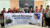 Rudianto Lallo Lepas 8 Pemenang Umrah Acara Jalan Sehat Anak Rakyat Berangkat ke Tanah Suci