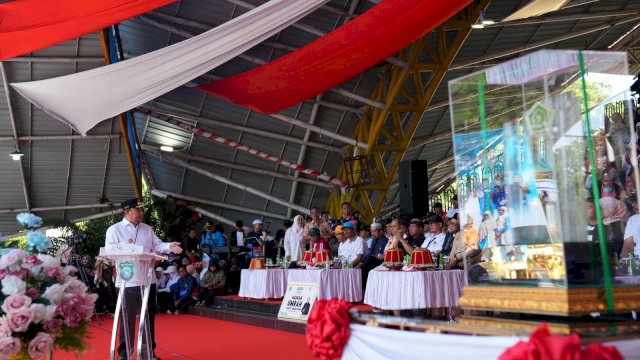 Kemenag Sulsel Buka Stand Pernikahan di Peringatan HAB, Pj Gubernur – Kakanwil Jadi Saksi