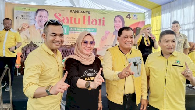 Di Barru dan Parepare, Andi Ina, Pattarai Serta Kaharuddin Ajak Warga Bersatu Pilih NH Bukan Yang Lain