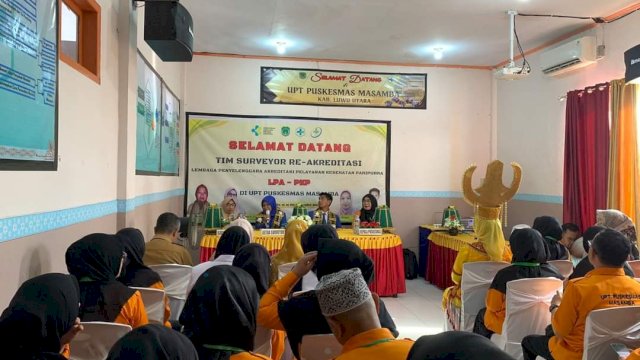 15 Puskesmas di Luwu Utara Lulus Penilaian Akreditasi, 10 dengan Predikat Tertinggi PARIPURNA