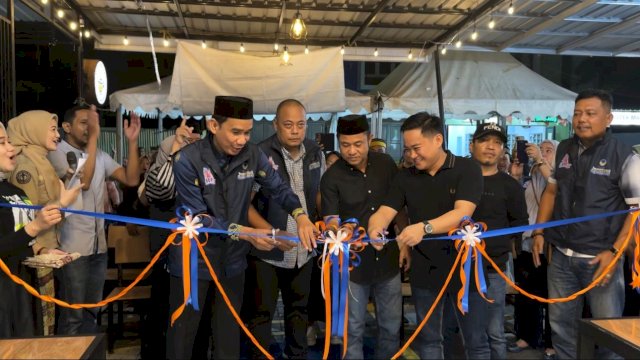 Resmikan Posko Pemenangan Anak Rakyat di Manggala, Rudianto Lallo Optimistis Menang di Pileg 2024