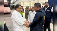RMS Dan Elit TKD AMIN Kompak Jemput dan Temani Anies di di Makassar
