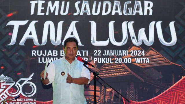 Pj Gubernur Sulsel Ajak Saudagar Tana Luwu Investasi di Kampung Halaman