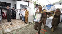 Pj Sekda Sulsel Pembina Upacara Pelepasan Jenazah Almarhum Rizal Tolinggi