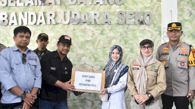 Bupati Luwu Utara, Indah Putri Indriani, Kawal Distribusi Logistik Pemilu hingga ke Kecamatan Terpencil