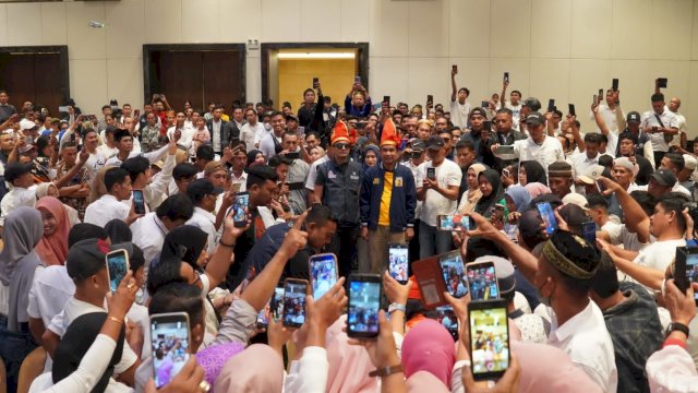 Lantik 1.222 Spartan Gowa RL Gaungkan Semangat Sultan Hasanuddin, Relawan Siapkan Jalan Kemenangan untuk Rudianto Lallo