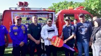 Pemberian Satu Unit Damkar Dihiasi Bunyi Sirine di Kabupaten Wajo