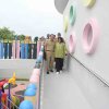 Bersama Bunda PAUD Walikota Makassar Tinjau Pembangunan Gedung Pendidikan PAUD