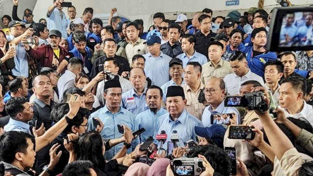Amran Sulaiman dan Airlangga Hartarto Kuatkan Kampanye Prabowo di Makassar