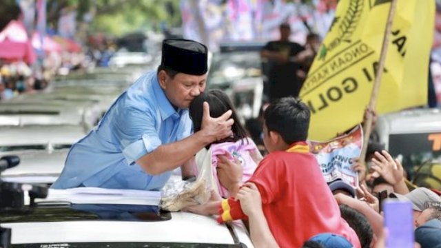 Calon Presiden nomor urut 2, Prabowo Subianto, melalui akun Instagramnya, mengungkapkan rasa terima kasih kepada seluruh masyarakat Sulawesi Selatan yang telah memberikan dukungan sejak dulu hingga saat ini.