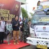 Pj Bupati Takalar Memimpin Pelepasan Logistik Pemilu Tahun 2024
