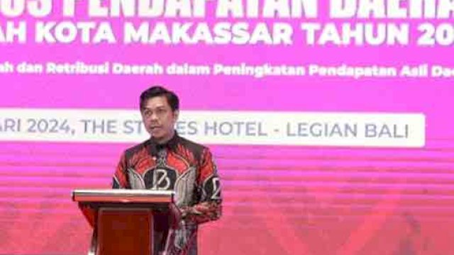 PJ Sekretaris Daerah (Sekda) Kota Makassar, Firman Hamid Pagarra, secara resmi membuka kegiatan Rapat Koordinasi Khusus (Rakorsus) yang diselenggarakan oleh Badan Pendapatan Daerah (Bapenda) Kota Makassar. Rakorsus Bapenda tahun ini mengangkat tema