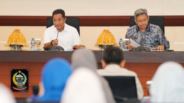 Pj Gubernur Sulsel Minta OPD Lakukan Percepatan Pembangunan Stadion