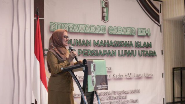 Musyawarah Cabang (Muscab) pertama Himpunan Mahasiswa Islam (HMI) Cabang Persiapan Luwu Utara menggelar perhelatan penting di Aula La Galigo. Acara ini dibuka secara resmi oleh Bupati Luwu Utara, Indah Putri Indriani.