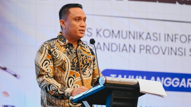 Diskominfo SP Provinsi Sulawesi Selatan menggelar Forum Perangkat Daerah Tahun Anggaran 2024 di Hotel Claro Makassar pada Jum'at, 8 Maret 2024.