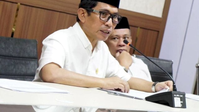 Komisi B DPRD Kota Makassar menggelar rapat Monev program kerja SKPD Triwulan I Tahun Anggaran 2024, di Ruang Rapat Komisi B pada Senin (25/03/2024).