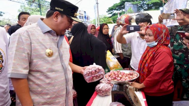 Gerakan Pangan Murah (GPM) kembali digelar di Kabupaten Bone sebagai upaya stabilisasi pasokan dan harga pangan.