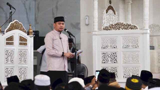 Usai Salat Ied, Bupati Gowa Ajak Masyarakat Nilai-nilai Ramadhan