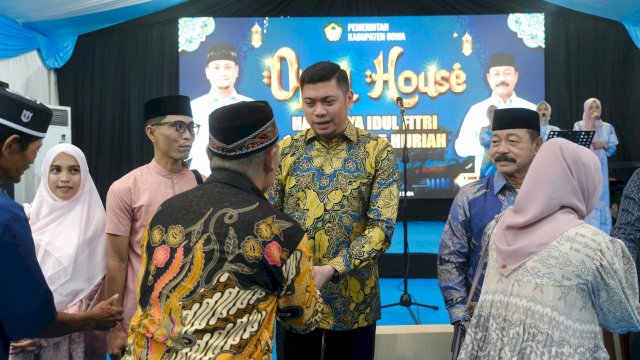 Open House Idul Fitri Pemkab Gowa Tingkatkan Silaturahmi Masyarakat dan Pemerintah