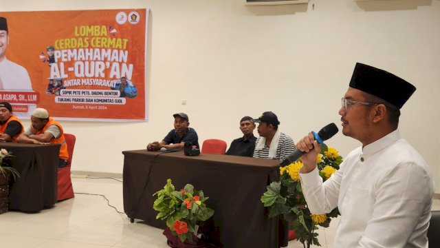Andi Seto Mendorong Partisipasi Masyarakat Bawah dalam Lomba Pemahaman Al-Quran