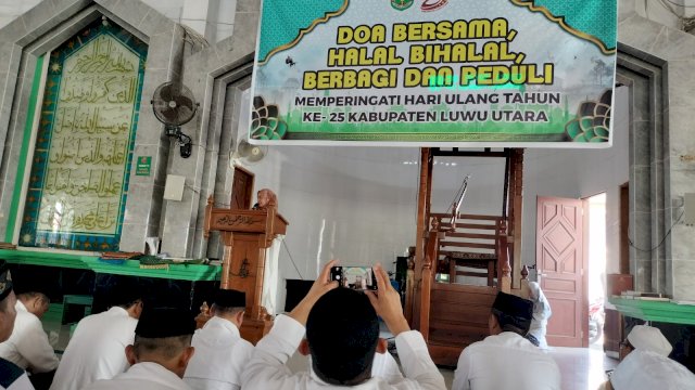 Gelar Doa Bersama dan Halalbihalal, Bupati Lutra  Beberkan Indikator Makro Ekonomi Luwu Utara Positif