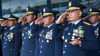 Upacara Peringatan Hari Ulang Tahun ke-78 TNI Angkatan Udara di Lanud Sultan Hasanuddin