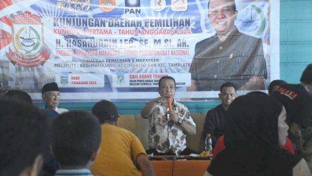 Hasanuddin Leo Kunjungi Daerah Pemilihan