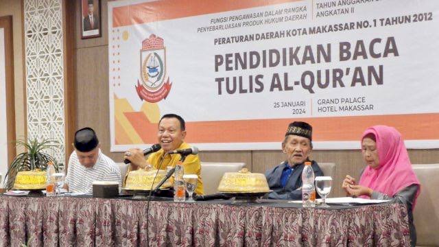 HM Yunus Sosialisasi Pendidikan Baca Tulis Al’Quran