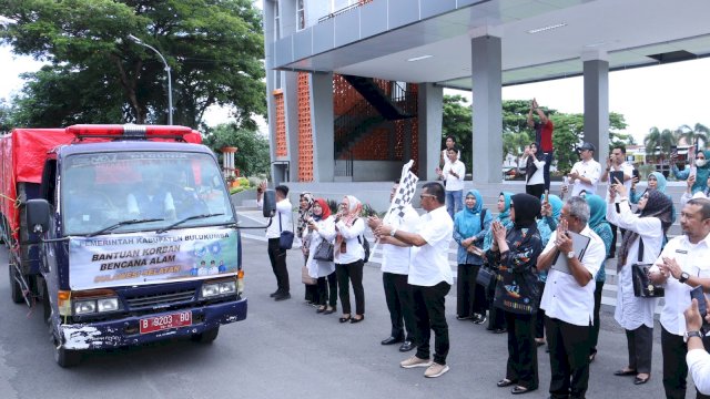 Bupati Bulukumba Lepas Bantuan Kemanusiaan Untuk korban Bencana Alam