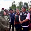Menteri Sosial Kunjungi Lokasi Banjir dan Tanah Lingsir di Sulsel