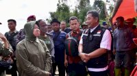 Menteri Sosial Kunjungi Lokasi Banjir dan Tanah Lingsir di Sulsel