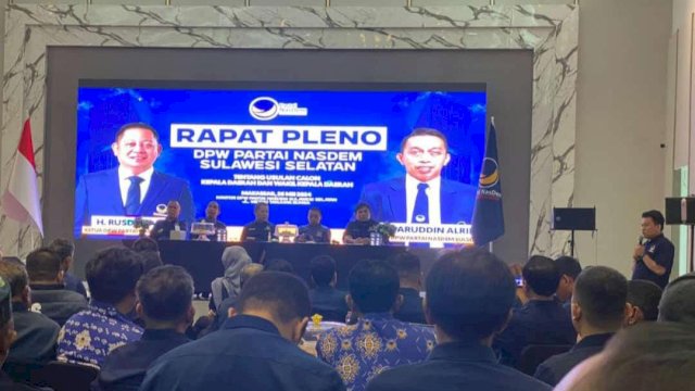 Nasdem Sulsel Resmi Tetapkan ASS  dan Fatmawati Rusdi sebagai Pasangan Cagub dan Cawagub