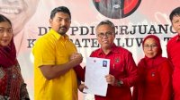 Disambut Budiman, Akbar Laluasa Kembalikan Formulir Cawabup di PDIP